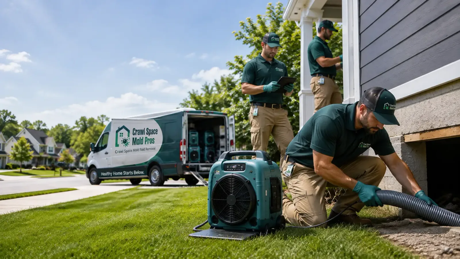 Crawl Space Mold Removal in Copperopolis, CA